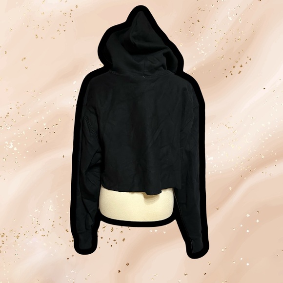 🌈 Cool Champion Black Logo Hoodie NWT - Picture 4 of 6